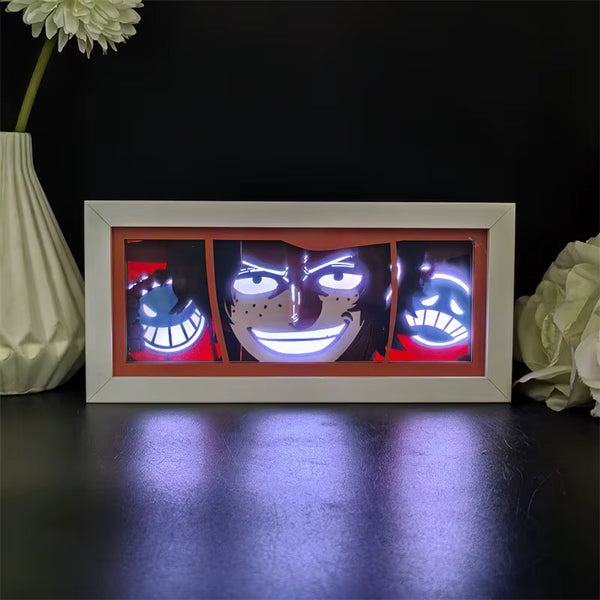 Portgas D. Ace Light Box — One Piece Anime Room Decor