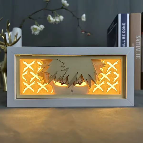 Bakugo Explosion Light Box — My Hero Academia Anime Decor