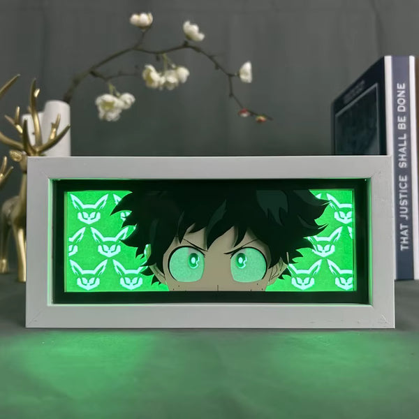 Izuku Midoriya Deku Light Box — My Hero Academia Decor