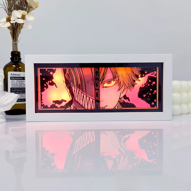 Denji Light Box — Chainsaw Man Anime Room Decor