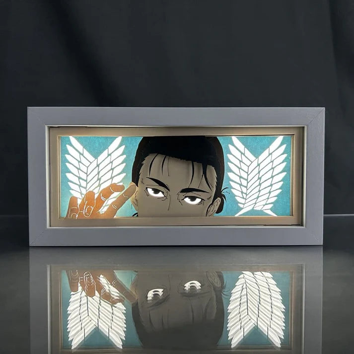 Eren Scout Regiment Light Box — Attack on Titan Anime Decor