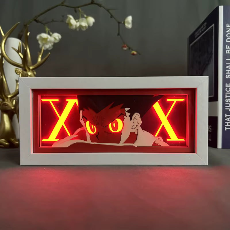 Gon Freecss Light Box — Hunter x Hunter Anime Room Decor