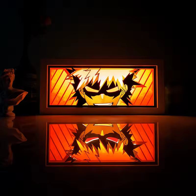 Katsuki Bakugo Hero Form Light Box — My Hero Academia Anime Decor