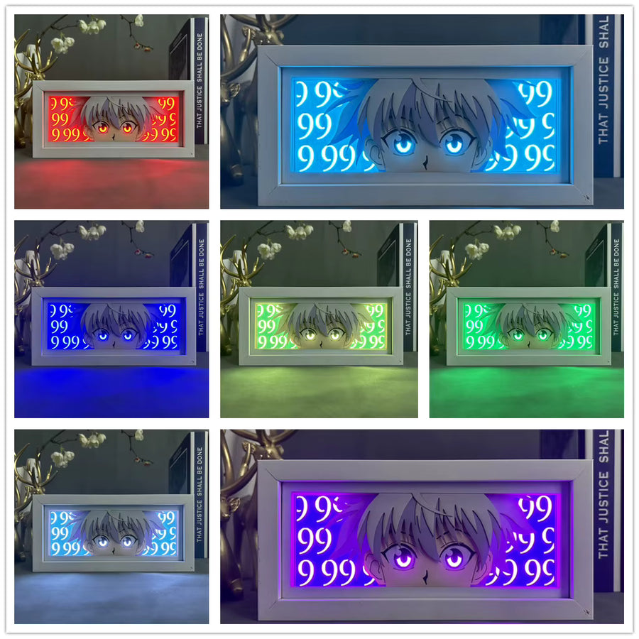 Killua Zoldyck Light Box — Hunter x Hunter Anime Decor
