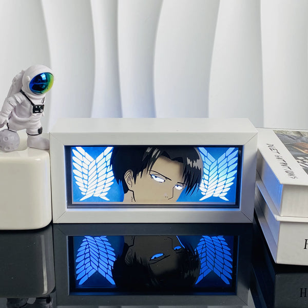 Levi Scout Regiment Light Box — Attack on Titan Anime Decor