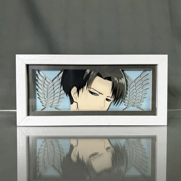 Levi Scout Regiment Light Box — Attack on Titan Anime Decor