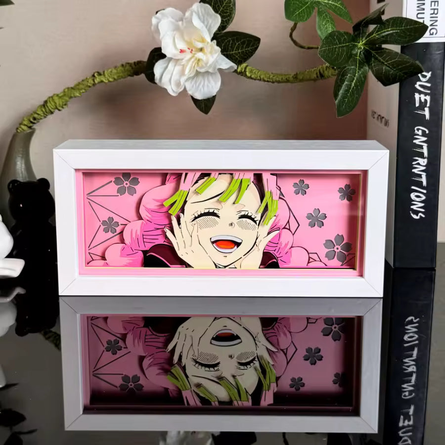 Mitsuri Kanroji Light Box — Love Hashira Demon Slayer Decor