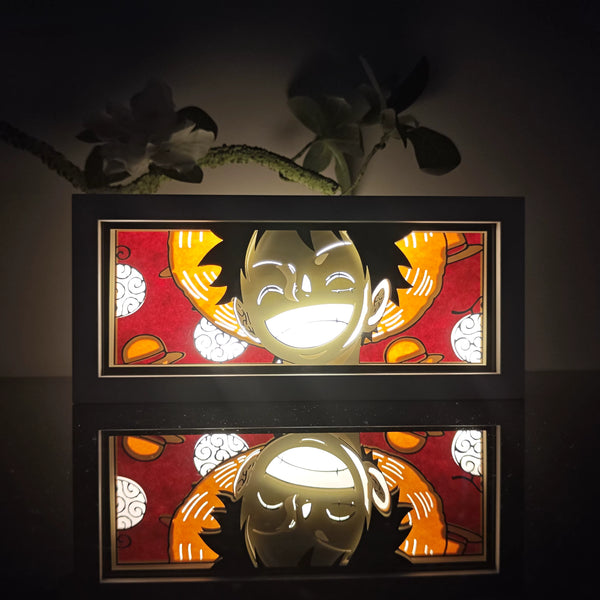 Monkey D. Luffy Light Box — One Piece Anime Decor | AniMart