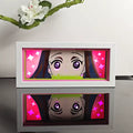 Nezuko Cute Light Box — Demon Slayer Anime Room Decor