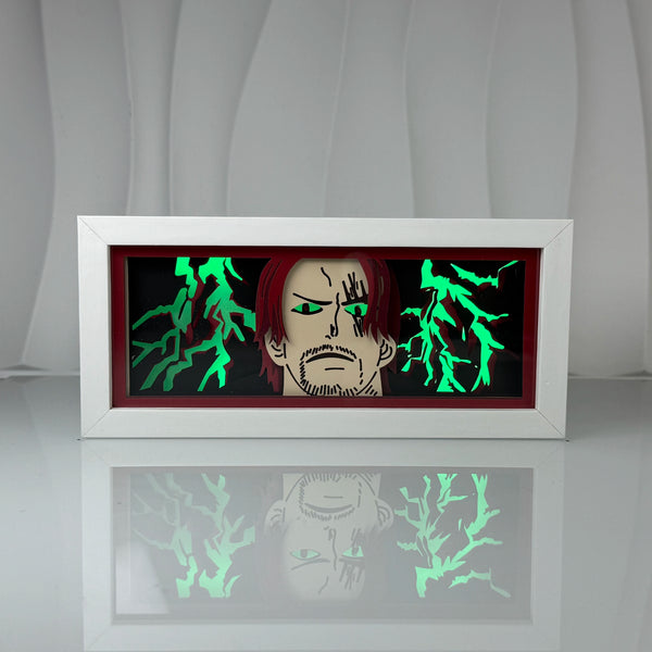 Red Haired Shanks Light Box — One Piece Anime Decor