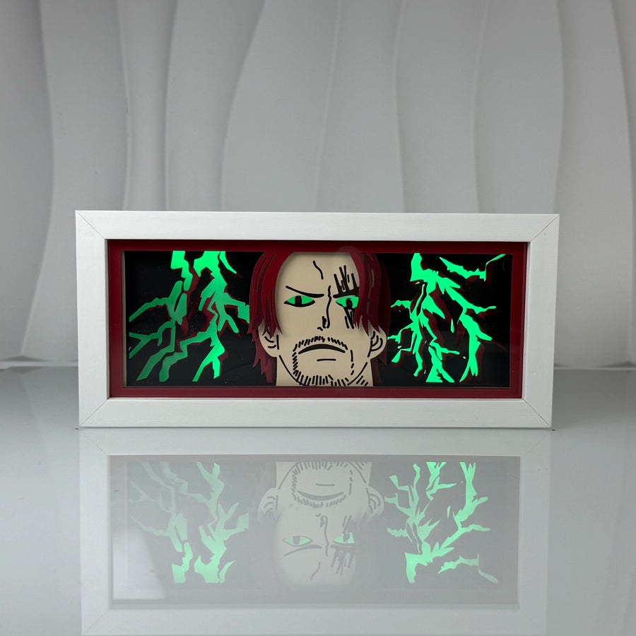 Red Haired Shanks Light Box — One Piece Anime Decor