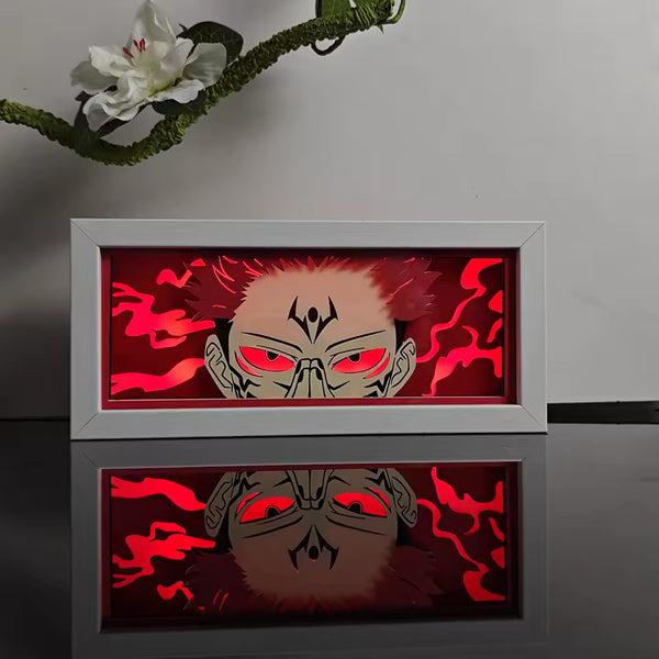 Ryomen Sukuna Light Box — Jujutsu Kaisen Anime Decor