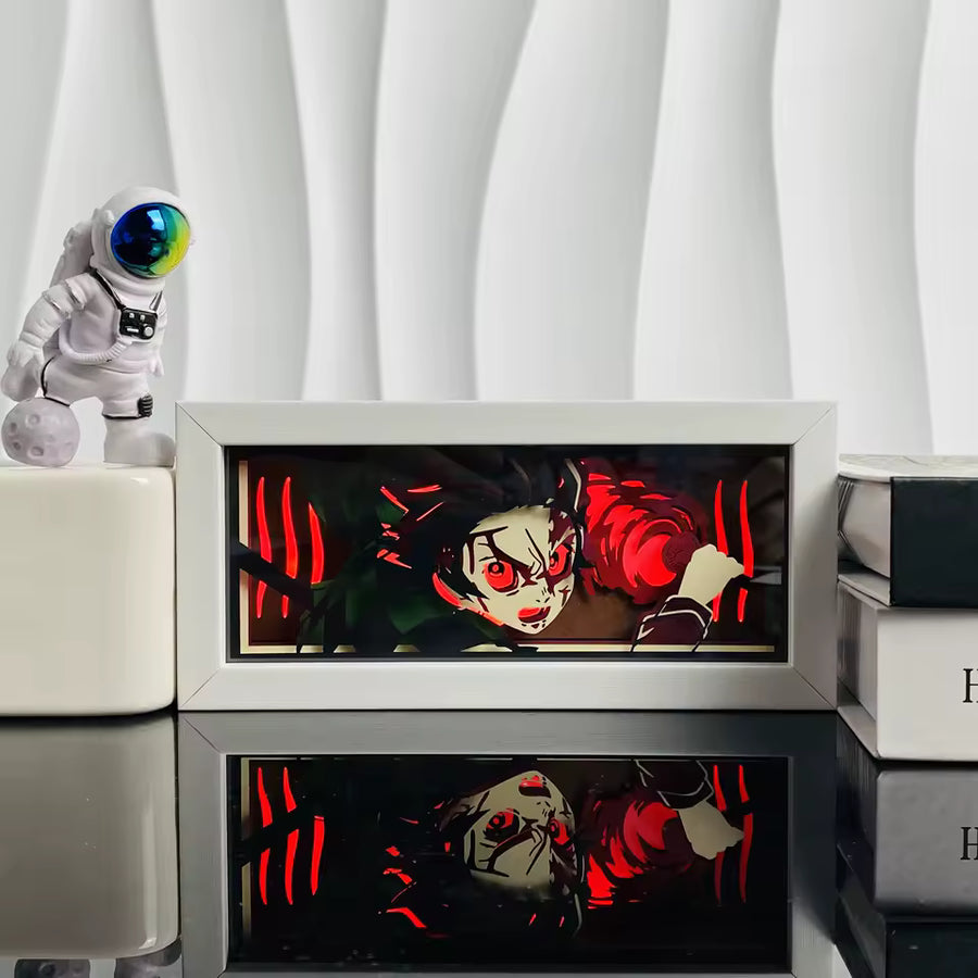 Tanjiro Kamado Light Box — Demon Slayer Sun Breathing Decor