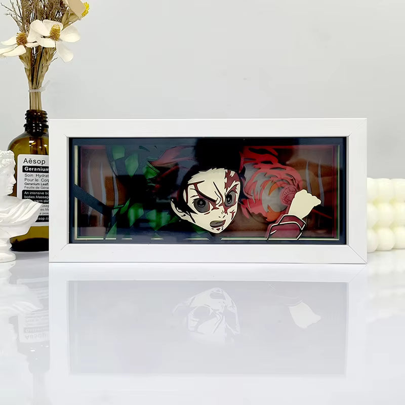 Tanjiro Kamado Light Box — Demon Slayer Sun Breathing Decor