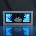 Giyu Tomioka Light Box — Water Hashira Demon Slayer Decor